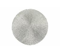 Villa d'Este Home Tivoli Xmas Set de 6 Sets de Table Ronds Argent Ø38 cm