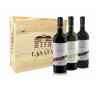 Villa Lanata - Barbera d'Asti DOCG + Langhe Chardonnay + Piemonte DOC Rosso en coffret bois - 3 x 750 ml