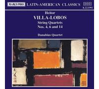 Villa-Lobos / Danubius Quartet - String Quartets 3 [Compact Discs]