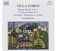 Villa-Lobos-Piano Works, Vol 1 By Heitor Villa-Lobos (Composer),Sonia Rubinsky (Piano) (1998-12-30)