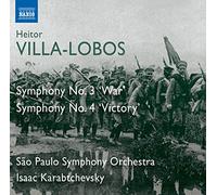 Villa-Lobos – Symph. 3+4 – NAXOS