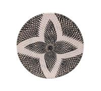 Villa Métisse Assiette murale Bohème Ainur en rotin ⌀30cm | Artisanat de Bali