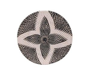 Villa Métisse Assiette murale Bohème Ainur en rotin ⌀30cm | Artisanat de Bali