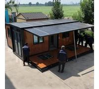 Villa modulaire préfabriquée de studio modulaire de station commerciale mobile ADU Tiny Studio Living Villa