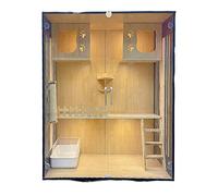 Villa pour Chats Chat Cage Villa Maison Chat intérieure Armoire de Luxe Grand stotey Condo pour Chat fermé