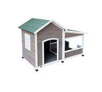 Villa pour Chats Chenil extérieur for Chien, Villa, Grand chenil, Maison for, Quatre Saisons, Universel for Animaux de Compagnie Condo pour Chat fermé