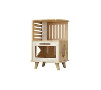 Villa pour Chats Meuble for Chat Table de Chevet Cage for Villa for litière for Maison for Salle d'accouchement for Condo pour Chat fermé