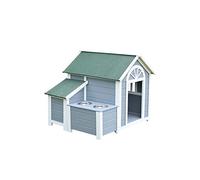 Villa pour Chats Niche for Chien en Plein air, chenil for Animaux de Compagnie, Quatre Saisons, Universelle, Grand, Cage for Condo pour Chat fermé