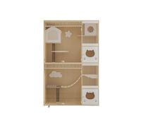 Villa pour Chats Villa for Chat à Vue complète, Maison d'intérieur de Luxe for, Grande Cage for, transformez l'espace Vie Votre Animal Condo pour Chat fermé