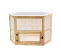Villa pour hamster à trois couches, cage transparente pour hamster, cage anti-jailbreak pour rats, grande lucarne, grand espace