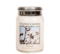 Village Candle Bougie Blanc Grande Taille