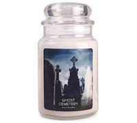 Village Candle Ghost Cemetery Bougie parfumée dans un pot en verre Blanc 737 g