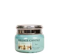 Village Candle Rain Bougie 312 g Parfum pluie fraîche bergamote, lys et ambre Durée de combustion jusqu'à 55 heures