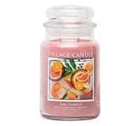 Village Candle Zesty Pamplemousse Bougie parfumée dans un pot en verre de qualité supérieure, 602,4 g