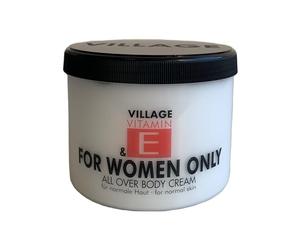 Village Cosmetics Crème pour le corps à la vitamine E (parfum floral, hydratation intense, texture pénètre rapidement) 950619