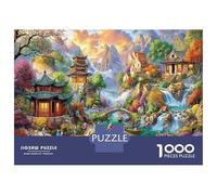 Village d' Automne Puzzle 1000 Pièces Educa Jouet Cadeau Unique De l'art De La Décoration intéressant Jeu Éducatif Challenge Toy pour Adultes Et Enfants À Partir De 12 Ans 52x38cm/1000pcs