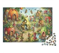 Village de Conte de fées fruitier Puzzle 1000 Pièces Adultes Et Enfants, Déco Murale,Premium,Carton,Défi,Jeu Éducatif,Dès 14 Ans,Anti-Stress,Détente,Casse-tête 38x26cm