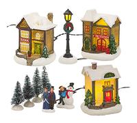 Village de Noël avec éclairage LED - 255744
