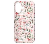 Village de Noël - Carte du Pôle Nord - Esthétique - Vacances d'hiver Coque pour iPhone 17