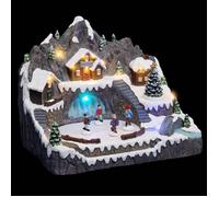 Village de Noël - Feeric lights - Étang gelé animé - 13 LED - Transfo inclus - Multicolore