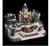 Village de Noël gare animé/musical 26 LED + transfo Atmosphera createur d'interieur