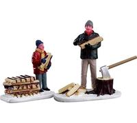 Village de Noël Lemax : père et fils