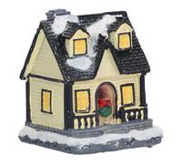 Village de Noël,Maison de Noël en résine,Maison de Noël illuminée,Village de Noël en résine,Village de Noël à LED,Maison de Noël à LED,Village Town