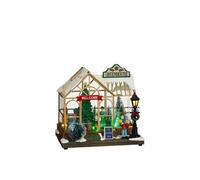 Village de Noël miniature Luville Multicolores Plastique H19.5xl14xL21cm