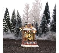 Village De Noël Miniature Marché Du 'stroopwafel' H10