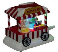 Village de Noël "Popcorn" 14cm Multicolore