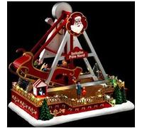 Village de Noël traineau du Père Noël animé 5 G