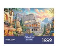 Village de Roman Puzzle Adulte 1000 Pièces De Qualité Supérieure - l'art du Puzzle Difficile en Défi : Cadeau Élite Adulte/14+ 52x38cm/1000pcs