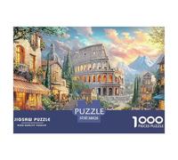 Village de Roman Puzzle Adulte 1000 Pièces De Qualité Supérieure : Le Challenge Éducatif Réussit - en Cadeau pour Adultes comme pour Jeunes (14+) 38x26cm/1000pcs
