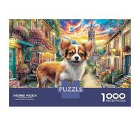 Village des Chiwauvas Puzzle 1000 Pièces Carton Premium Fairy Animaux de Compagnie pour Couples, Loisir en Intérieur, pour Habitants D’Appartements s 38x26cm/1000pcs