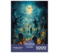 Village d'halloween Puzzle 1000 Pièces Educa Jouet en Bois Divertissement Créatif De l'art De La DécoRation Jeu Éduchatif Challenge Toy Adultes & Enfants des 14 Ans 38x26cm/1000pcs
