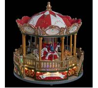 Eclairage et jeux de lumière Fééric Lights & Christmas Carrousel de Noël animé, musical et lumineux - Multicolore - Féérie lights and christmas