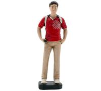 VILLAGE GIFT IMPORTERS Mini statue Saint Carlo Acutis | Icône de foi catholique de 7,6 cm de haut pour la maison, le bureau ou le bureau | Saint patron millénaire d'Internet