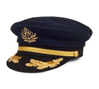 Village Hats Casquette de Capitaine Bleu Marine Taille Unique