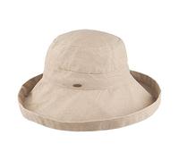Village Hats Chapeau Été Pliable Lanikai Taupe Scala - Taille Unique