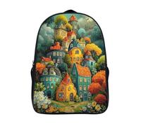 village léger sac a dos 2 compartiment unique cool sacs d'école 12 ans et plus art fantastique imprimé en 3d sacs à dos-16,garçon filles pour l'école les voyages les affaires
