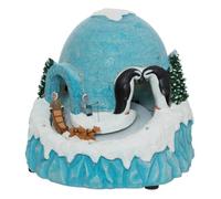 Feeric Lights & Christmas – Village de Noël lumineux Igloo animé 20 LED musical H.21 cm Blanc froid