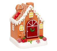 Village lumineux maison pain d'épice 8 LED musical - Feeric lights & christmas