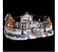 Village lumineux patinoire musical 24 LED - Feeric Lights & Christmas