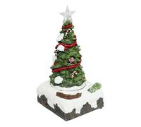 Village lumineux sapin 13 LED multicolore musical - Atmosphera createur d'interieur