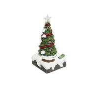 Village lumineux sapin 13 LED multicolore musical - Atmosphera createur d'interieur