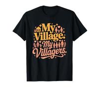 Village Maman D Accueil Mon Communaute Famille Ourse T-Shirt