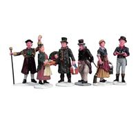 LEMAX FIGURINE VILLAGE PEOPLE - VILLAGE PEOPLE SET 6 COD 92356