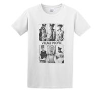 Village People Panels Mens T-Shirt White Tees Unisex Shirt 3XL