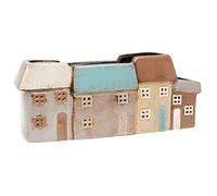 Village Pottery Pot de Fleurs Four Houses.