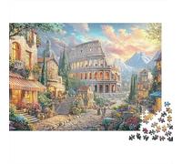 Village Romain Puzzle 1000 Pièces dès 14 Ans, Cadeau Classique 38x26cm